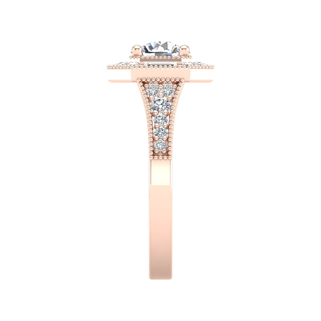 Willa Halo Engagement Ring
